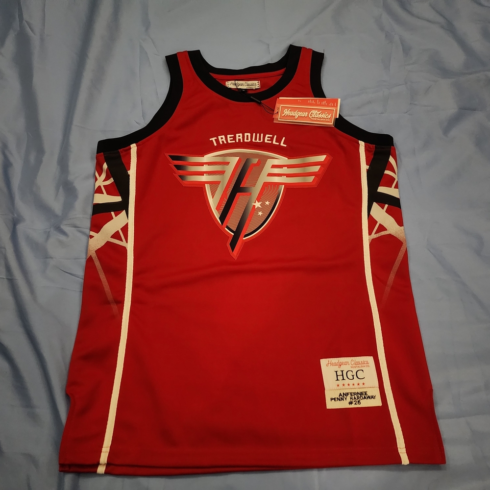 HEADWEAR CLASSICS ANFERNEE PENNY HARDAWAY #25 HIGH SCHOOL BASKETBALL JERSEY MED